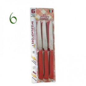 MAROB COLTELLI 6PZ ROSSO