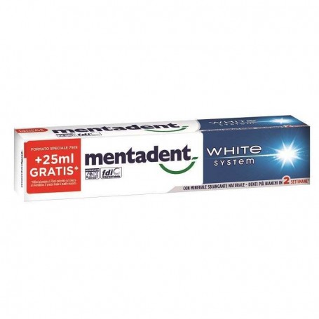 MENTADENT WHITE SYSTEM 100ML