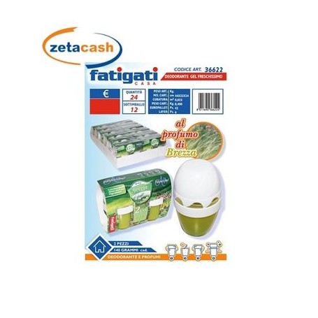 FATIGATI GEL DEODORANTE 2PZ 140GR BUCATO