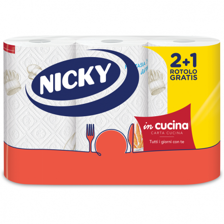 NICKY ASCIUGATUTTO  CUCINA 3PZ