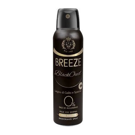 BREEZE DEO SPRAY 150 ML BLACK OUD